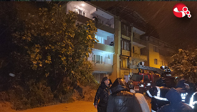 Apartmanda mahsur kaldılar