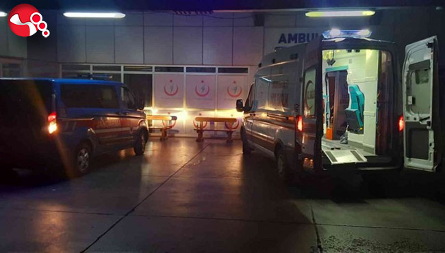 Tatil için memleketine dönen gurbetçiye iki araç art arda çarptı!