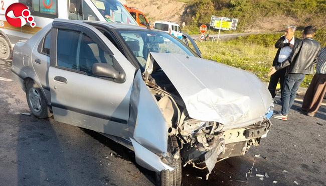 Kafa kafaya çarpıştılar...