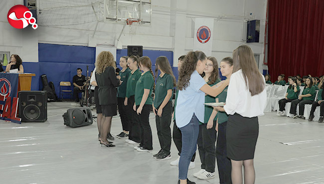 KEAL’de rozet takma töreni…