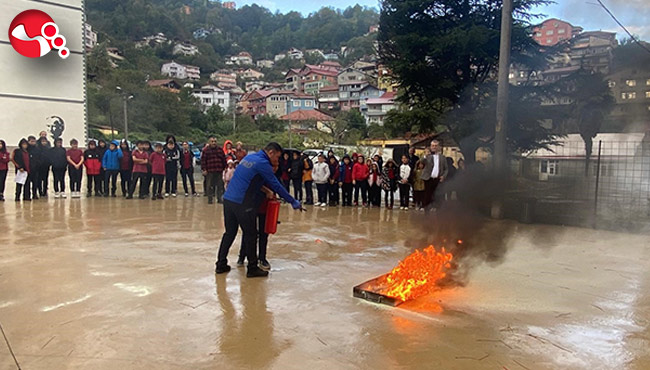 Deprem ve yangın tatbikatı