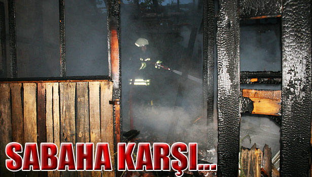 ÇINARLI KÖYÜNDE YANGIN