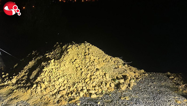 Hafriyat, faciayı önledi!