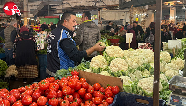 Halk pazarında fiyat denetimi