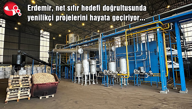 PİROLİZ TESİSİ DEVREYE ALINDI