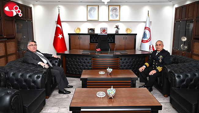 Albay Öztürk’ten Rektör Özölçer’e ziyaret