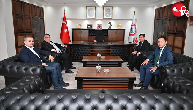 Rektör Özölçer Kazakistan İstanbul Başkonsolosu'nu ağırladı