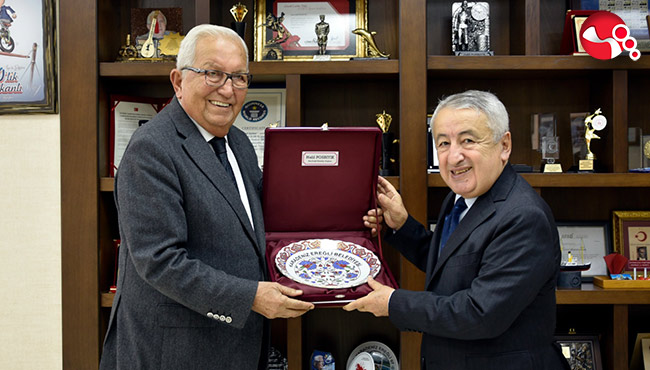 Metin Ataç Paşa ve Sarıkamış Heyeti, Başkan Posbıyık’ı ziyaret etti