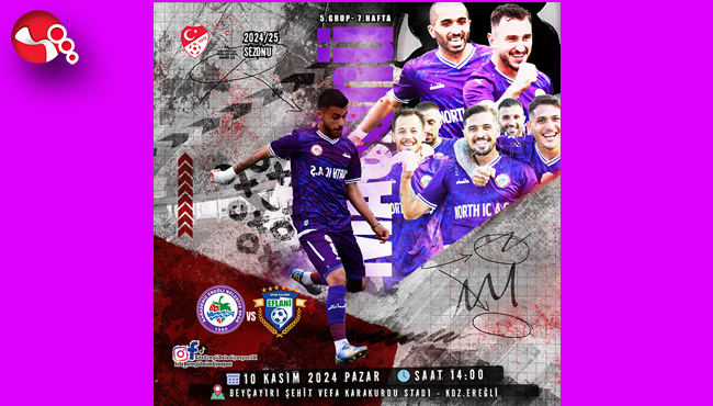 Kdz.Ereğli Belediyespor maçını kaçırmayın...