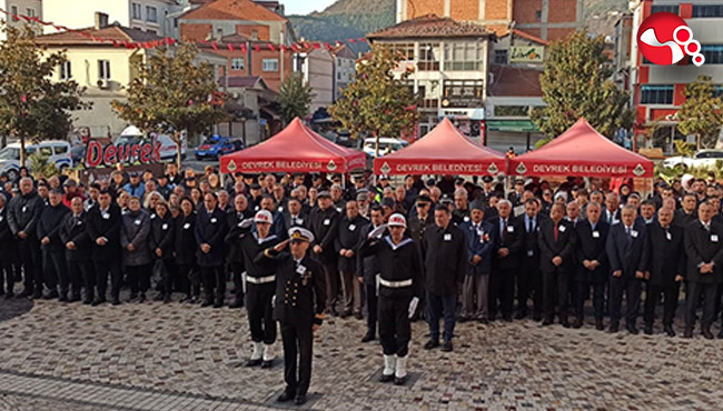 Devrek'te 10 Kasım "Atatürk'ü Anma Günü"