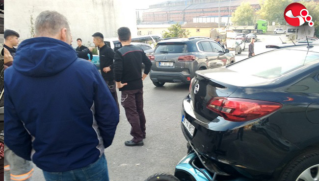 Otomobilin altına girdi