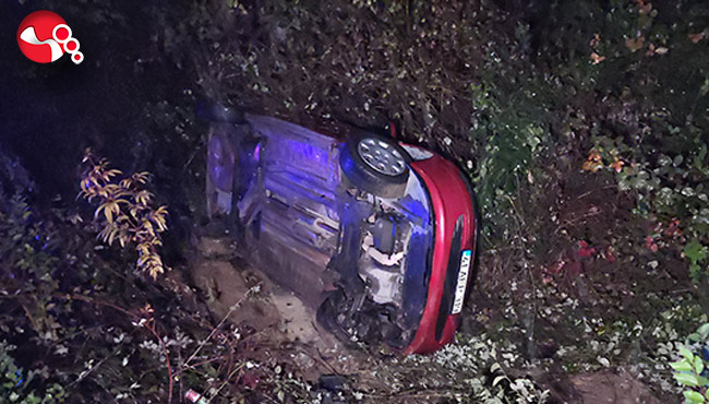 Su kanalına devrildi