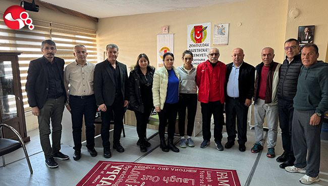 Atletizmin duayenleri gazetecilere ziyaret!...