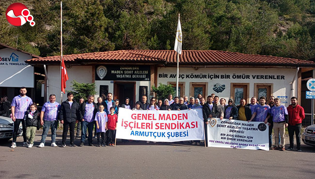 Madencilerden Belediyespor’a destek…