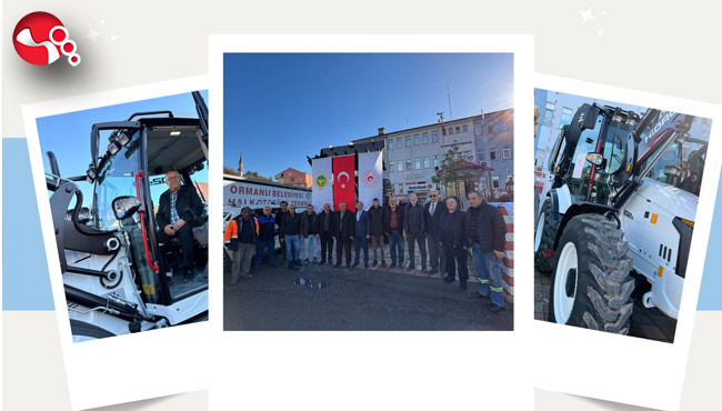 Ormanlı'ya iş makinası...