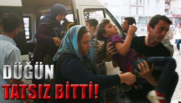 ÇOK SAYIDA KİŞİ HASTANELERE KALDIRILDI