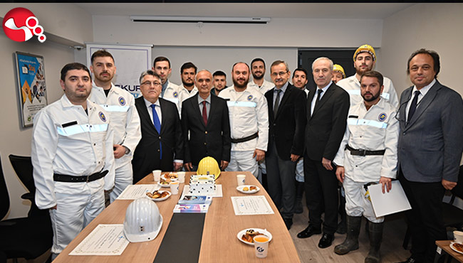 Rektör Özölçer, Maden Sektöründe İş Güvenliği programına katıldı