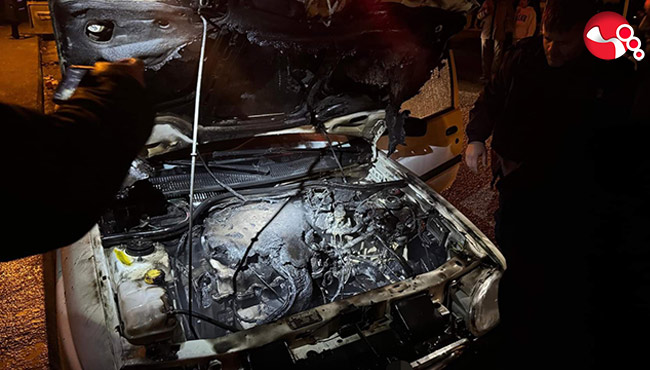 Aniden yanmaya başladı