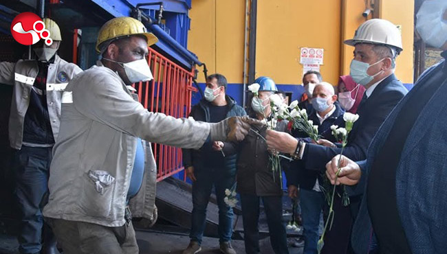 "Vazgeçilmez emeğin sahibidir madencilerimiz..."