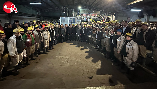 Madencileri yalnız bırakmadılar
