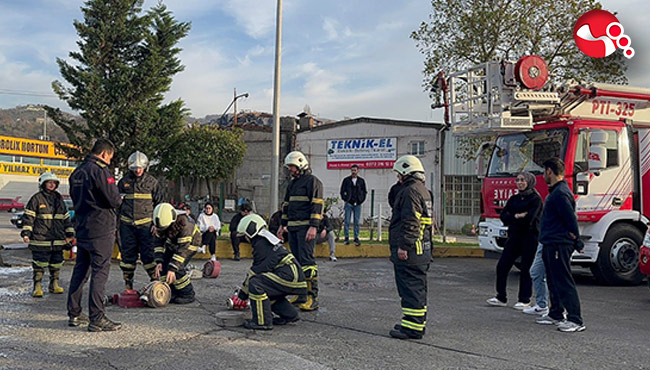 GÖNÜLLÜ İTFAİYECİLER SAHADA!...