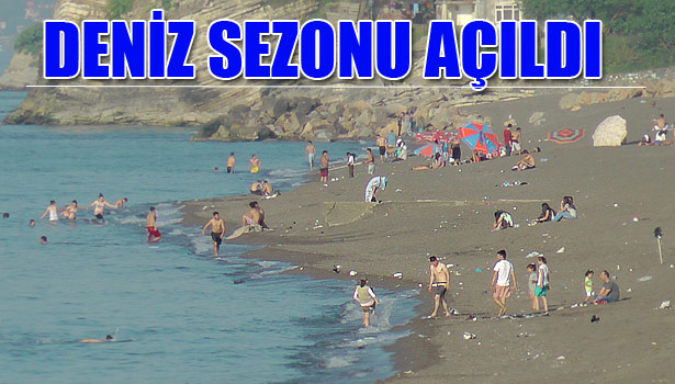 AKÇAKOCA'DA DENİZ MEVSİMİ AÇILDI
