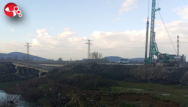 ‘O’ köprüde çalışmalar başladı…