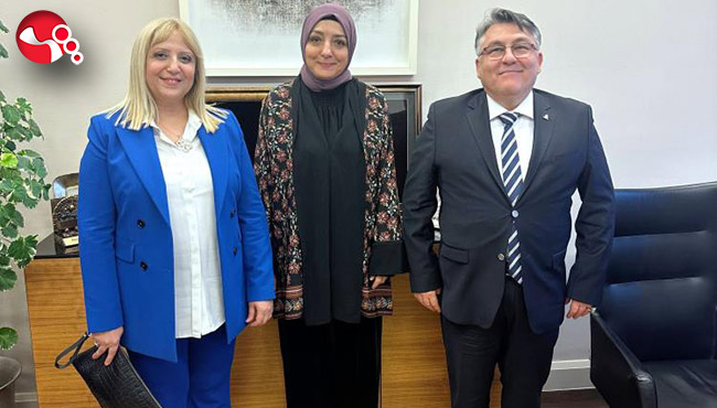 Rektör Özölçer’den Başdanışman Oruç’a ziyaret…