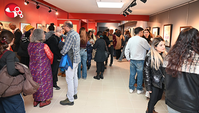 “Basri Erdem Baskı Resim Koleksiyonu Sergisi” açıldı