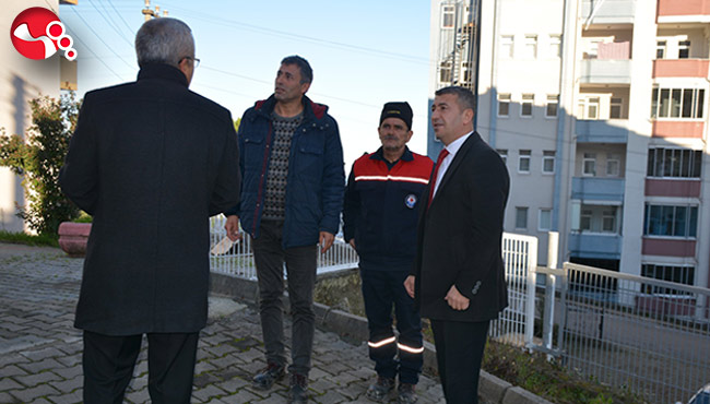 Başkan Semiz, yerinde inceledi, talimatları verdi...