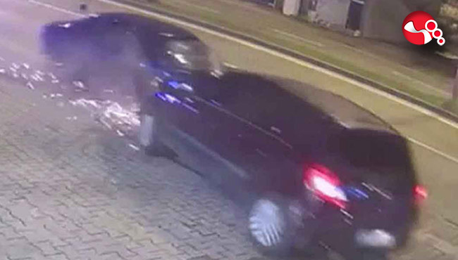 Saniye saniye güvenlik kamerasına yansıdı...