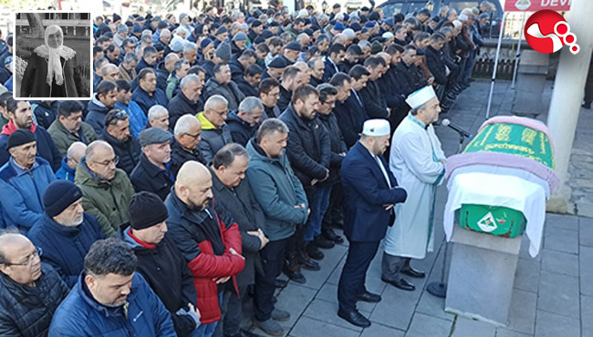 Yaşlı kadın son yolculuğuna uğurlandı