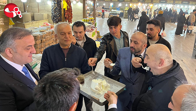 Yöresel ürünler adeta ilgi odağı oldu