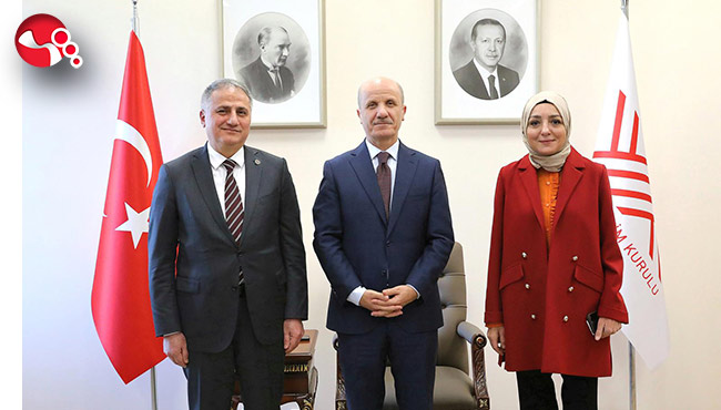 Bozkurt ve Oruç'tan YÖK Başkanı'na ziyaret...