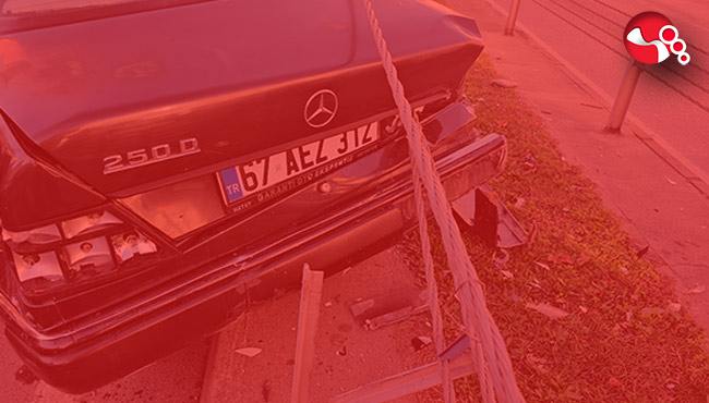 Kamyon otomobili sürükleyince...