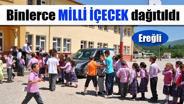 SÜT GÜNÜNDE AYRAN DAĞITTILAR