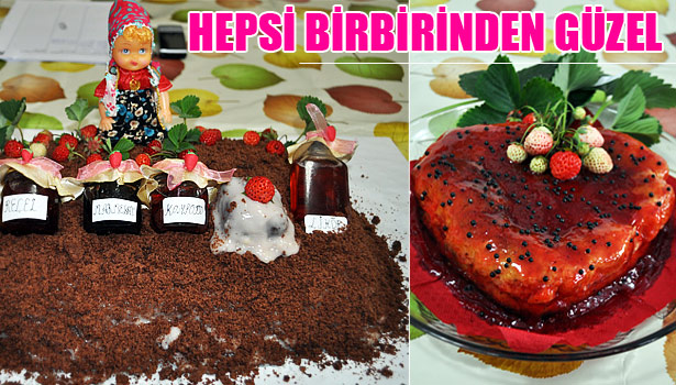 EN GÜZEL ÇİLEKLİ PASTA VE BİLGİ YARIŞMASI YAPILDI