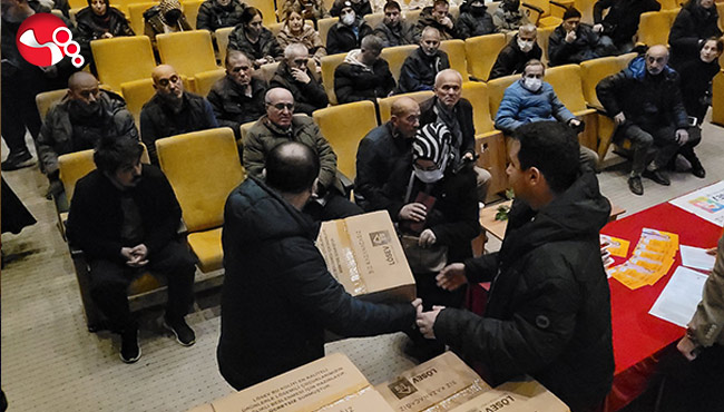 LÖSEV'den ailelere et dağıtımı...