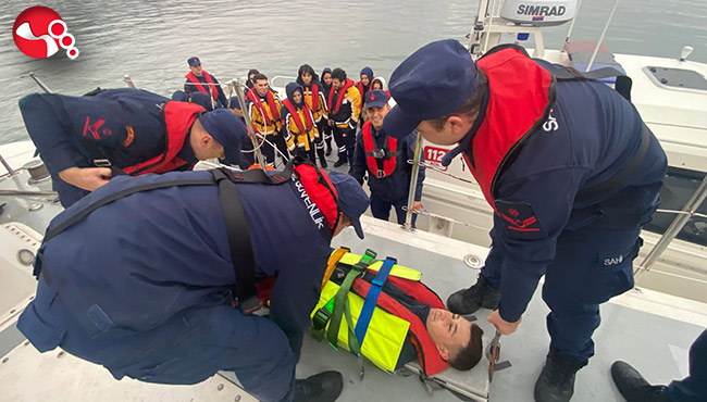 Tıbbi tahliye eğitimleri devam ediyor…