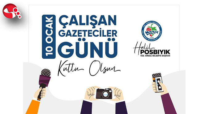 Başkan Posbıyık'ın Gazeteciler Günü mesajı