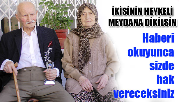 KARI-KOCA, HAYIR İŞLERİNDE BİRBİRİYLE YARIŞIYOR