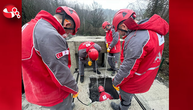Kızılay ekibi akredite oldu…