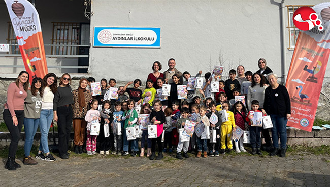 Bu kez Dağlıca,Çamlıbel ve Aydınlar İlkokulu'ndaydılar...