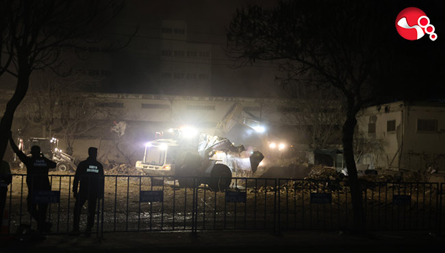 Enkaz kaldırma çalışmaları tamamlandı