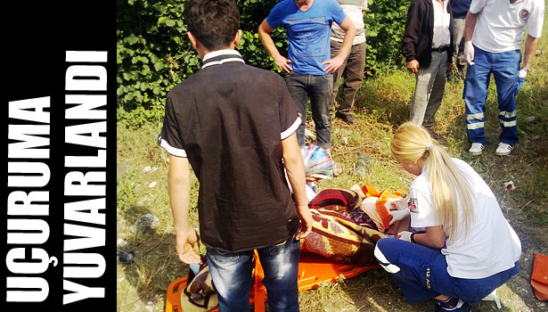 DÜZCE'DE KAZA: 4 YARALI