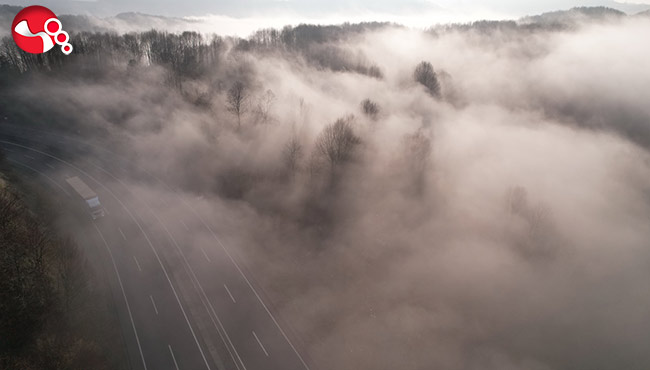 Kartpostallık sis manzarası…