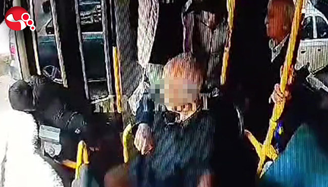 Otobüste baygınlık geçirdi,yola düştü!...