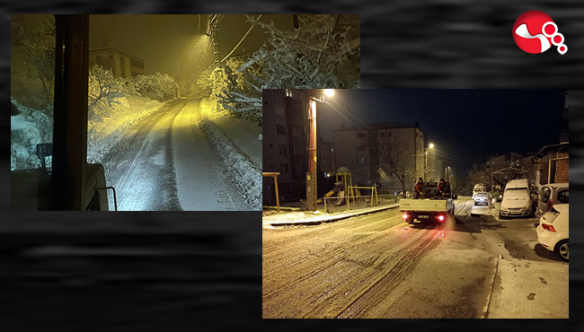 Belediye ekipleri her saat her yerdeler...