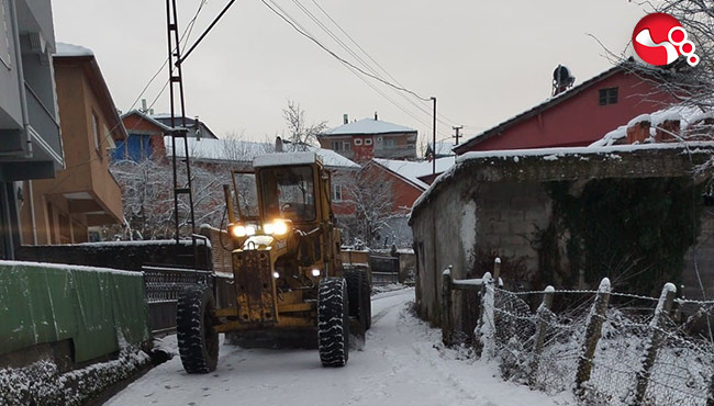 KÖY YOLLARINI ULAŞIMA AÇMA ÇALIŞMALARI!...