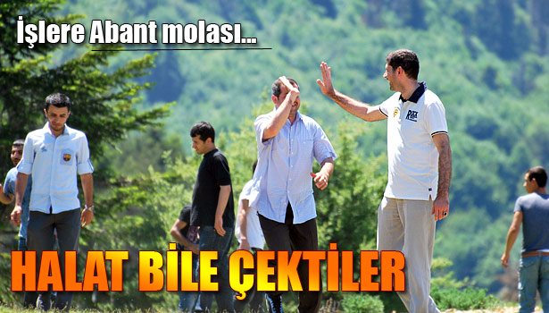 ERİD'ÇİLER ABANT'TA STRES ATTI